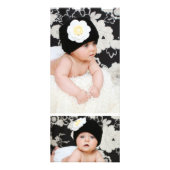 Baby 1er Anniversaire Merci Invités Carte Rack Pho (Dos)