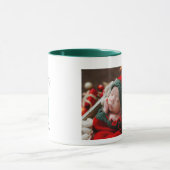 Baby 1st Christmas Photo Mug - Personalized Custom (Centre)