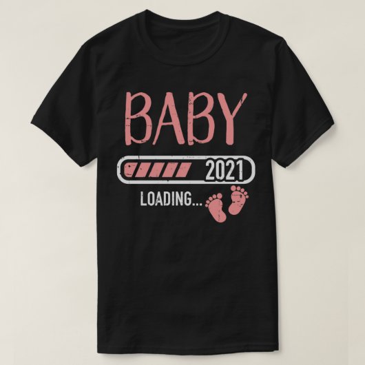 Baby 2021 laadklep t-shirt (Design voorkant)