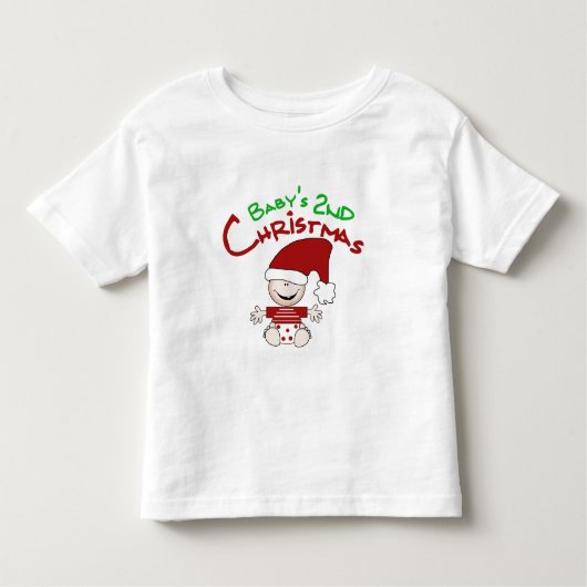 Baby 2e T-shirts et cadeaux de Noël (Devant)