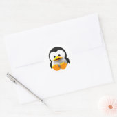 Baby 3-D Tux Linux Penguin Sticker (Envelop)