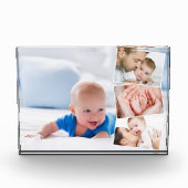 Baby 4 Fotocollage Zigzag Fotostrip Fotoblokken (Voorkant)