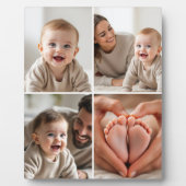 Baby 4 Photo Collage Cute Picture Instagram Fotoplaat (Voorkant)