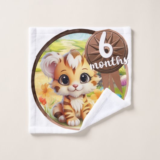 Baby - 6 months washandje (Wasdoekje)