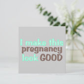 Baby-aan-boord-Baby shower Kaart (Staand voorkant)