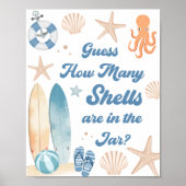 Baby aan boord Baby shower Raad hoeveel verkoopt Poster (Voorkant)