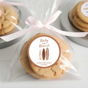 Baby aan boord Baby shower Ronde Sticker