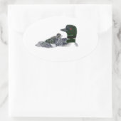 baby aan boord ovale sticker (Tas)