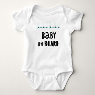 Baby aan boord. Pasgeboren baby. Religheid Romper