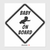 BABY AAN BOORD STICKER (Vel)