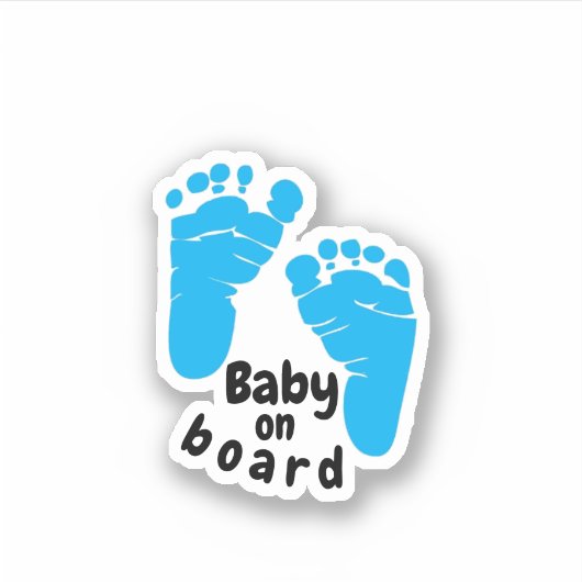 Baby aan boord sticker (Voorkant)