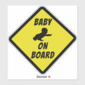 BABY aan BOORD Sticker (Vel)