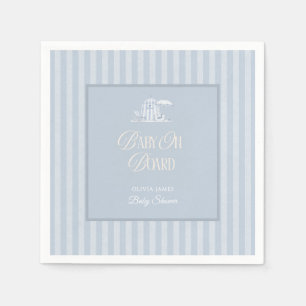 Baby aan boord strand baby shower servet