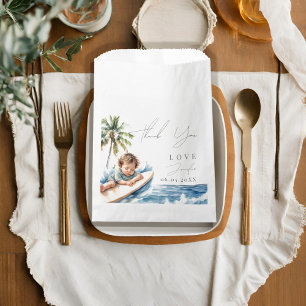 Baby aan boord, surfend Baby shower Bedankzakje