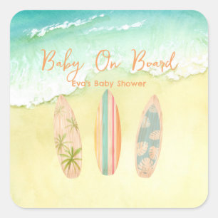 Baby Aan boord van Baby shower Stickers