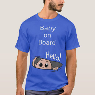 Baby aan boord van Baby T-shirt