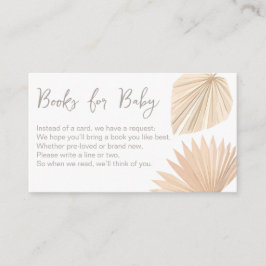 Baby aan boord van het Baby shower Boeken voor Bab Informatiekaartje