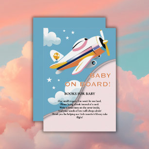 Baby aan boord van het Modern Aviation Airplane Ba Informatiekaartje