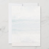 Baby aan boord van het strand surfplank baby showe kaart (Achterkant)