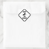 BABY AAN BOORD VIERKANTE STICKER (Tas)