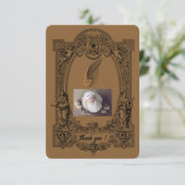 Baby Aankomst Viering Flat Dank u kaart ... (Staand voorkant)