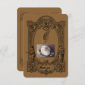 Baby Aankomst Viering Flat Dank u kaart ... (Voorkant / Achterkant)