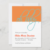 Baby Aankondiging (Voorkant)