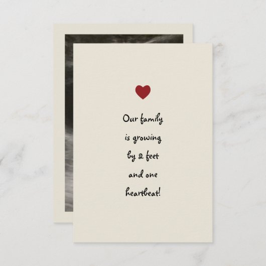 Baby Aankondiging (Voorkant / Achterkant)