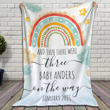 Baby aankondiging - En toen waren er drie