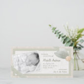 Baby Aankondiging Gepersonaliseerde fotokaart (Staand voorkant)