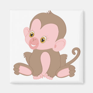 Baby aap glimlachen magneet