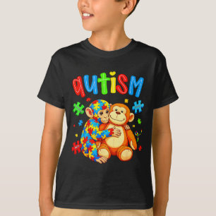 Baby aap grappig voor kinderen jongens meisjes vro t-shirt