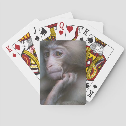 Baby aap pokerkaarten (Achterkant)