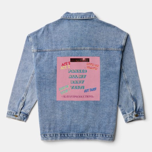 BABY ACES DENIM JACKET (Achterkant)