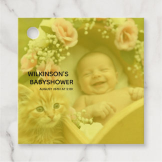 Baby Afbeelding Baby Shower Bedankjes Labels