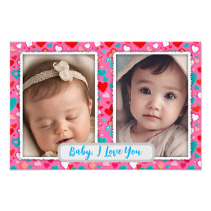 Baby Afbeelding Lijst, Fotocollage Keepsake Foto Afdruk