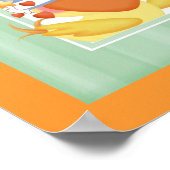 Baby afdrukken poster (Hoek)