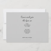 Baby African Elephant Spots Party Uitnodiging (Achterkant)