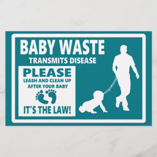 BABY AFVAL - Kennisgeving geschied onder nummer Flyer