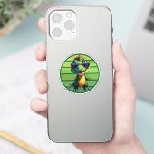 baby alligator cool sticker (Telefoon)