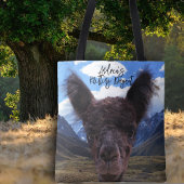 Baby Alpaca Face Mountains Knitting Bag Draagtas