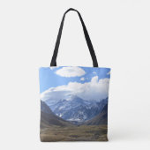 Baby Alpaca Face Mountains Knitting Bag Draagtas (Achterkant)