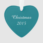 Baby Alpaca Heart Ornament (achterkant)