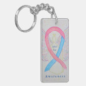 Baby Angel Awareness Ribbon Sleutelhanger (Voorkant Links)