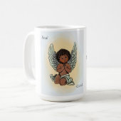 Baby Angel Beaucoup Merci Pearl Carol Mug (Devant gauche)