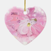 Baby Angel Ceramic Ornament (Achterkant)