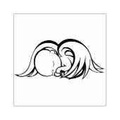 Baby Angel Rubber Stamp Rubberstempel (Afrduk)