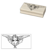 Baby Angel Rubberstempel (Gestempeld)