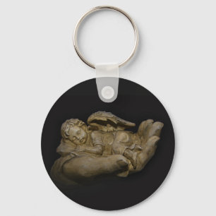 Baby Angel Wings slaapt in de hand Sleutelhanger
