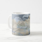 Baby Angel Wings slaapt in Gods hand Koffiemok (Voorkant links)